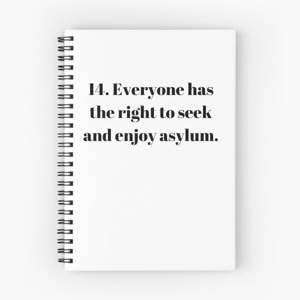 Item preview, Universal Declaration of Human Rights Article 14 designed and sold by Freihalt.