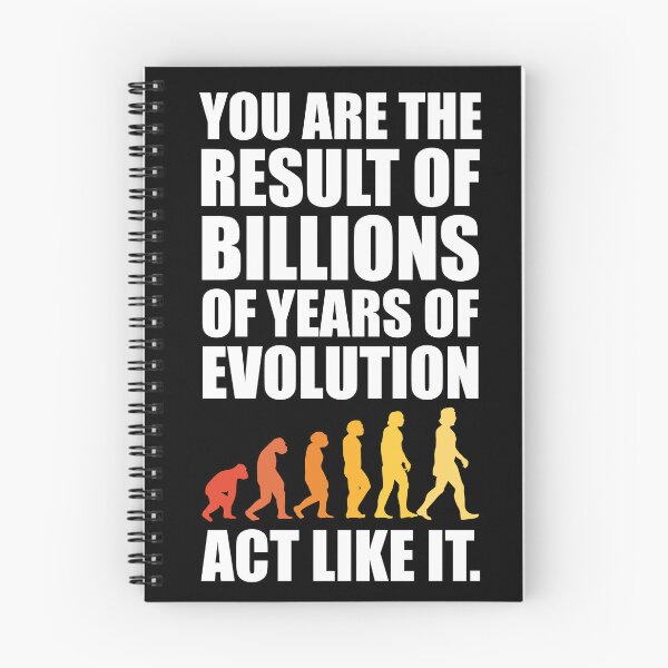 Item preview, You Are The Result Of Evolution Act Like It Sarcastic Saying designed and sold by MakeGoodChoices.