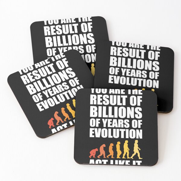 Item preview, You Are The Result Of Evolution Act Like It Sarcastic Saying designed and sold by MakeGoodChoices.