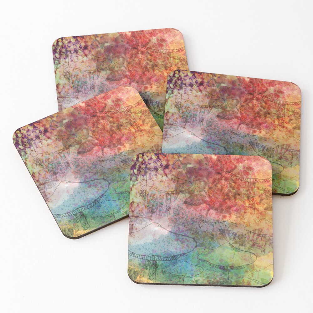 Item preview, Coasters (Set of 4) designed and sold by RedartDesign.