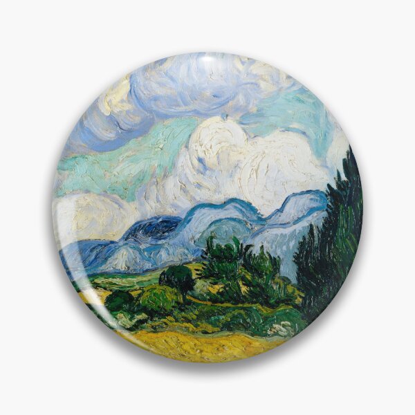 Item preview, Wheat Field with Cypresses by Vincent Van Gogh designed and sold by Sam Artist.