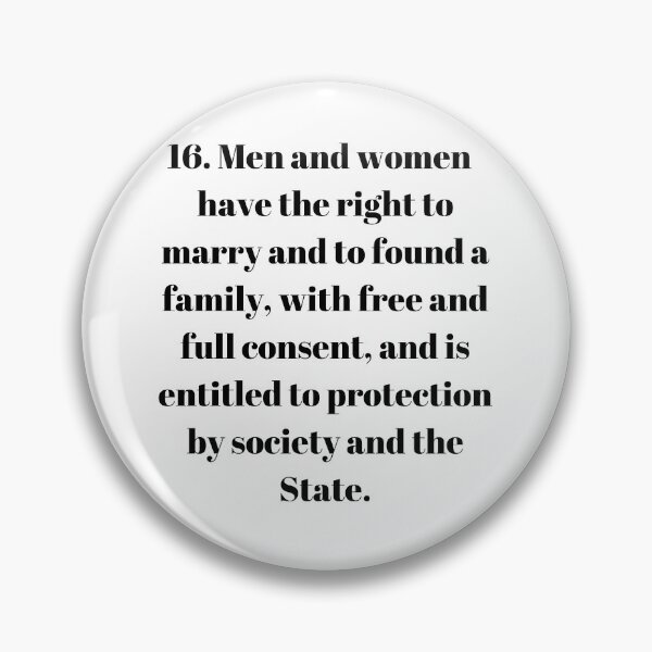 Item preview, Universal Declaration of Human Rights Article 16 designed and sold by Freihalt.