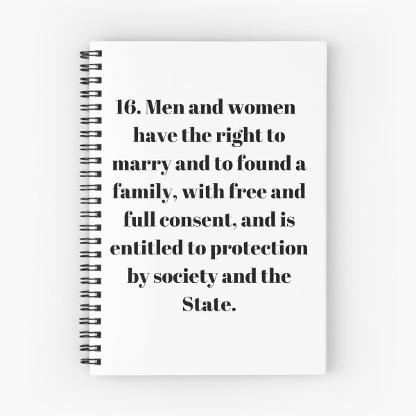 Item preview, Universal Declaration of Human Rights Article 16 designed and sold by Freihalt.