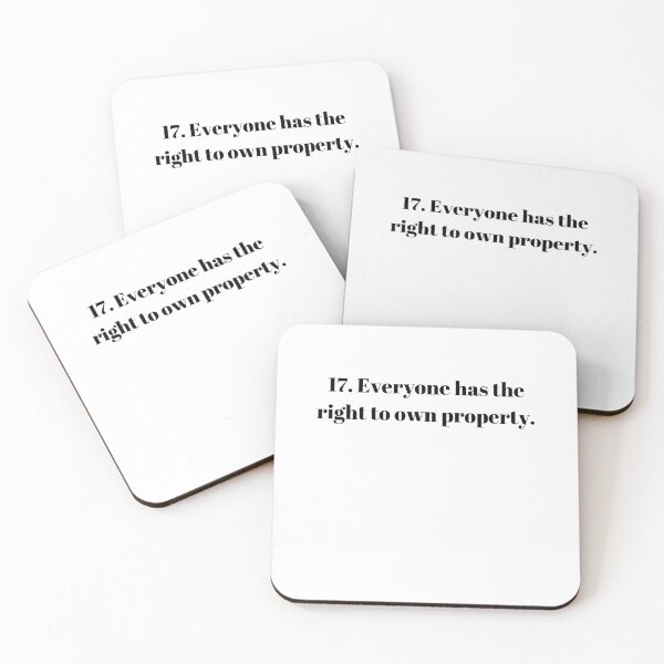 Item preview, Universal Declaration of Human Rights Article 17 designed and sold by Freihalt.