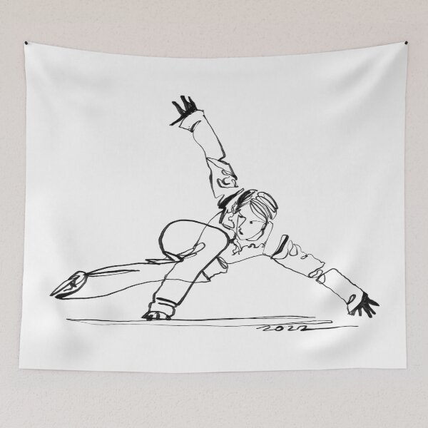 Item preview, Figure Skating Line Art designed and sold by Arkneer.