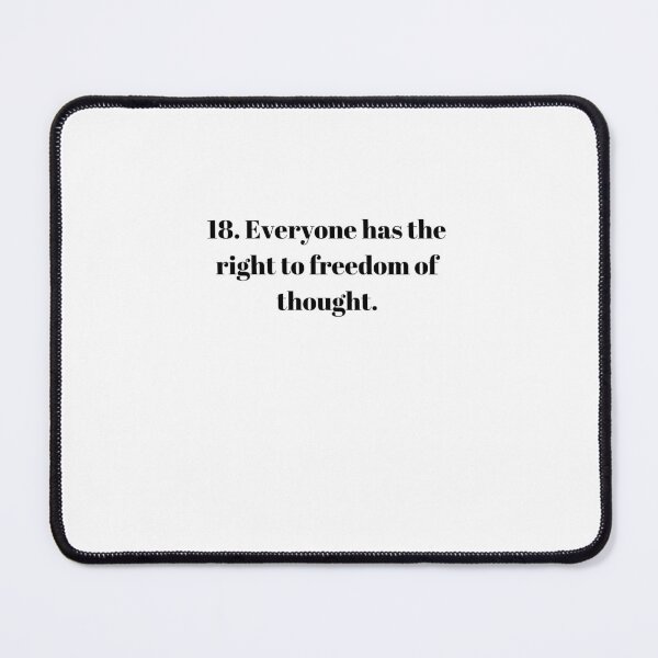 Item preview, Universal Declaration of Human Rights Article 18 designed and sold by Freihalt.