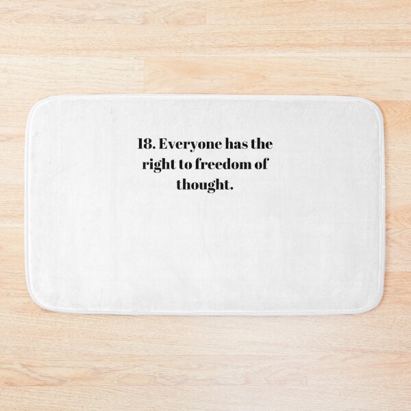 Item preview, Universal Declaration of Human Rights Article 18 designed and sold by Freihalt.