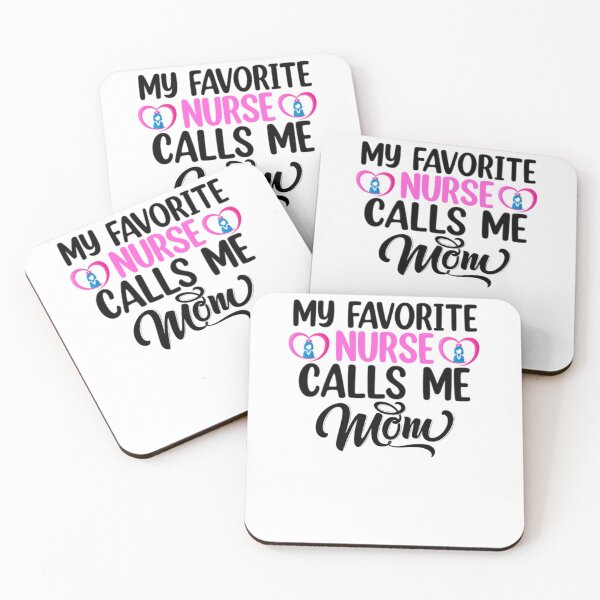 Item preview, My Favorite Nurse Calls Me Mom designed and sold by Mr Wolf.