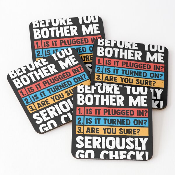 Item preview, Before You Bother Me Plug It In Funny IT Assistant Tech designed and sold by MakeGoodChoices.