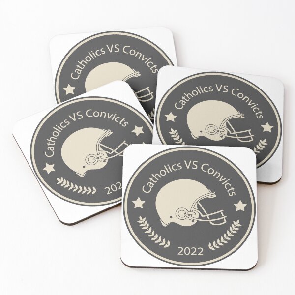 Item preview, Catholics vs Convicts Football 30 BEST BROWN designed and sold by Potobuk.