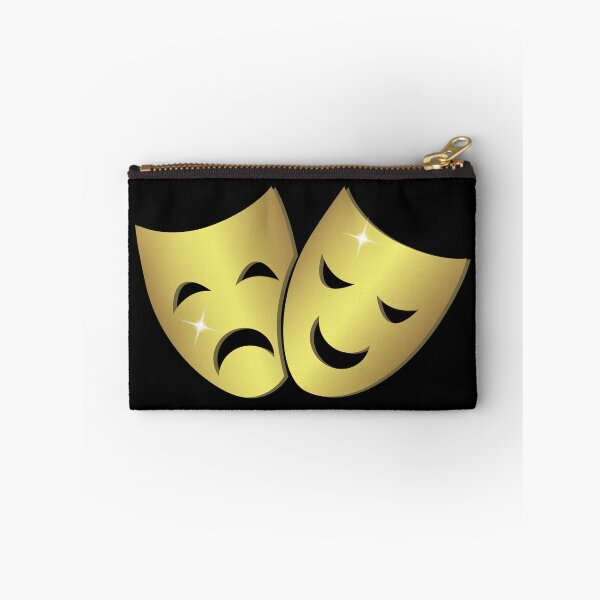Item preview, Theater masks: happy and sad faces designed and sold by pixxart.