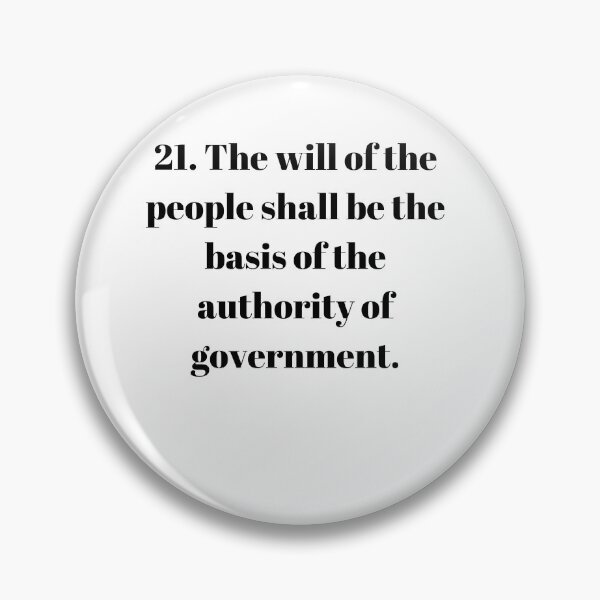 Item preview, Universal Declaration of Human Rights Article 21 designed and sold by Freihalt.