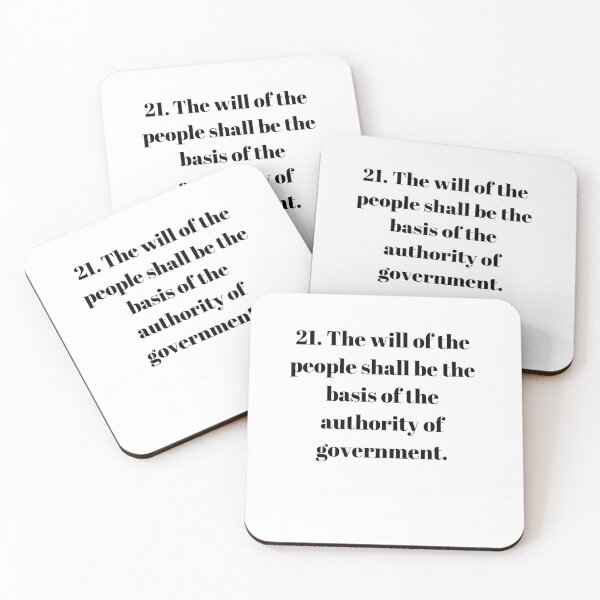 Item preview, Universal Declaration of Human Rights Article 21 designed and sold by Freihalt.