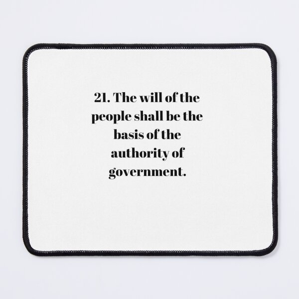 Item preview, Universal Declaration of Human Rights Article 21 designed and sold by Freihalt.