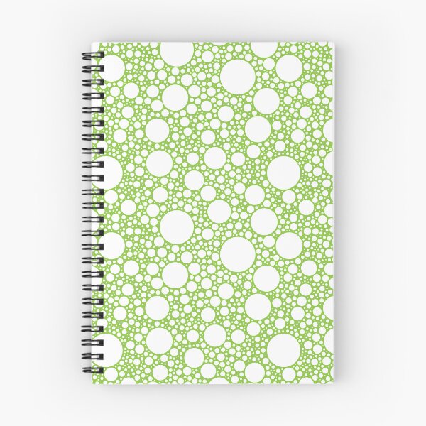 Item preview, White Bubbles in Lime Green Background Pattern designed and sold by Luciana Noro.