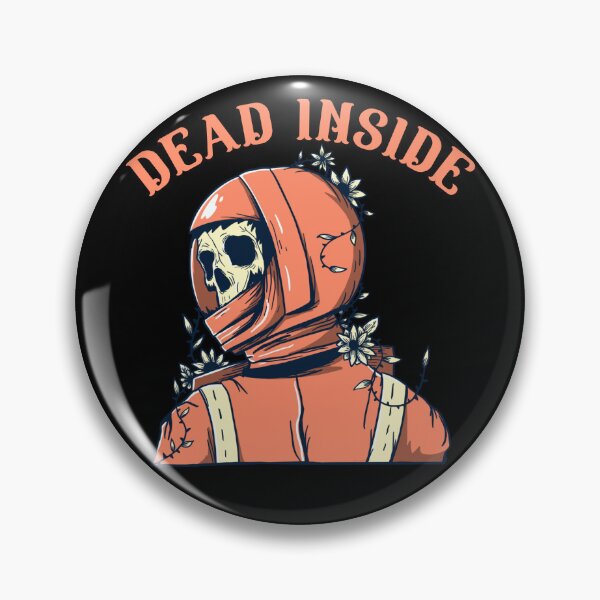 Item preview, funny dead astronaut design, dead inside designed and sold by NobelFashion.