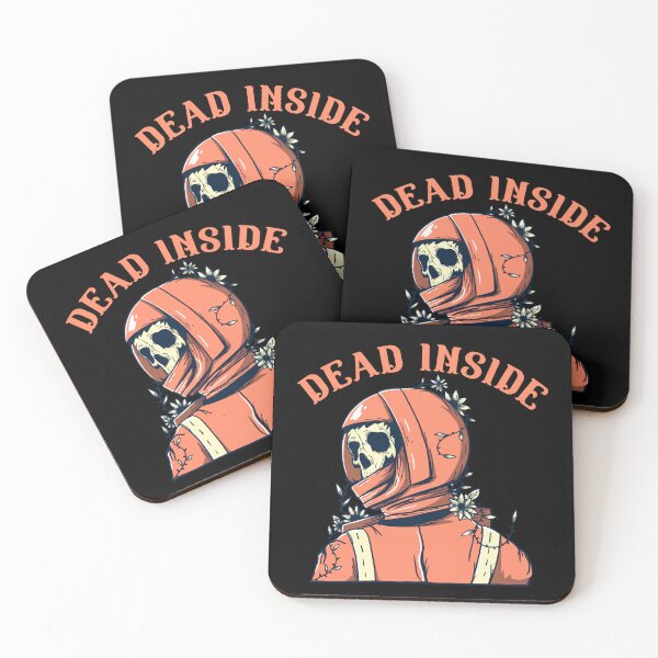 Item preview, funny dead astronaut design, dead inside designed and sold by NobelFashion.