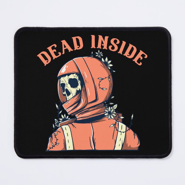 Item preview, funny dead astronaut design, dead inside designed and sold by NobelFashion.