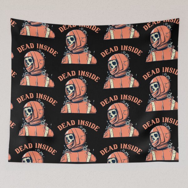 Item preview, funny dead astronaut design, dead inside designed and sold by NobelFashion.