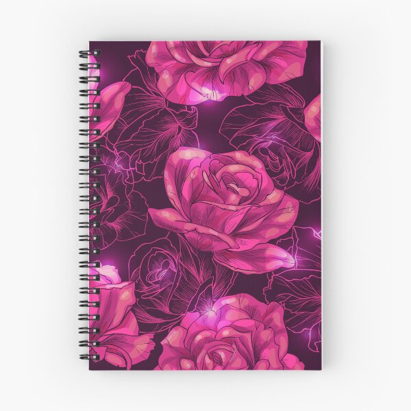 Item preview, Colorful Pink Roses - Floral Nature Pattern designed and sold by TeeBeesDesign.