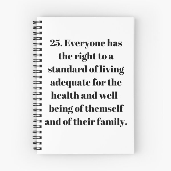 Item preview, Universal Declaration of Human Rights Article 25 designed and sold by Freihalt.