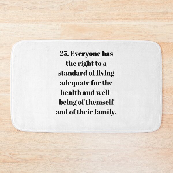 Item preview, Universal Declaration of Human Rights Article 25 designed and sold by Freihalt.