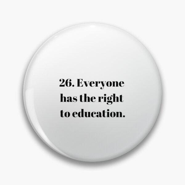 Item preview, Universal Declaration of Human Rights Article 26 designed and sold by Freihalt.