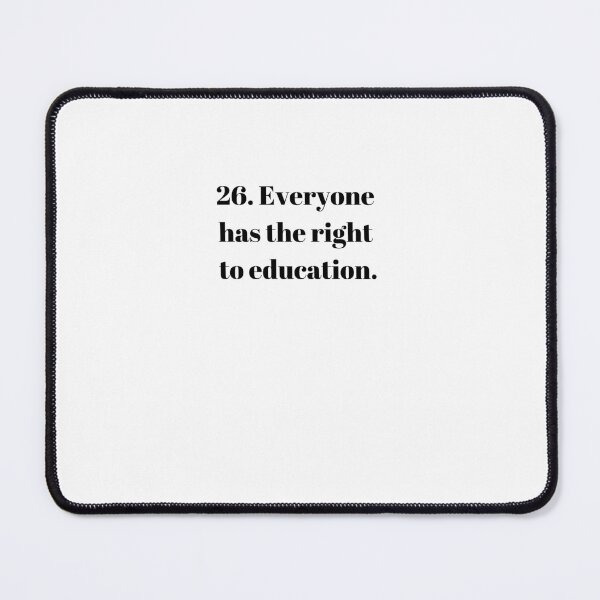 Item preview, Universal Declaration of Human Rights Article 26 designed and sold by Freihalt.