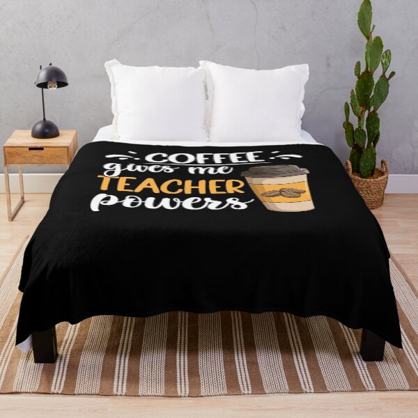 Item preview, Coffee Gives Me Teacher Powers Funny Teaching Coffee Drinker designed and sold by MakeGoodChoices.