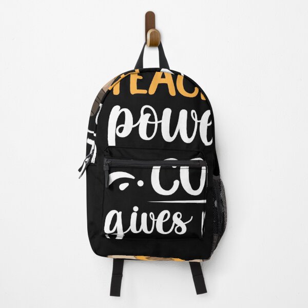 Item preview, Coffee Gives Me Teacher Powers Funny Teaching Coffee Drinker designed and sold by MakeGoodChoices.