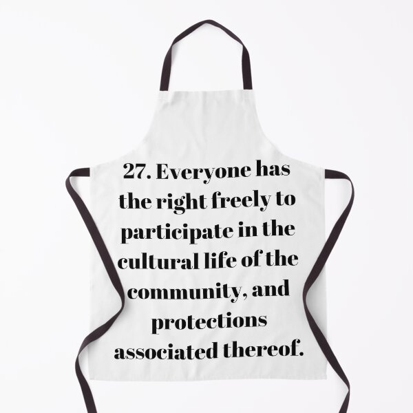 Item preview, Universal Declaration of Human Rights Article 27 designed and sold by Freihalt.