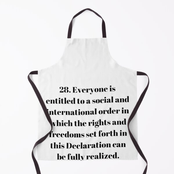 Item preview, Universal Declaration of Human Rights Article 28 designed and sold by Freihalt.