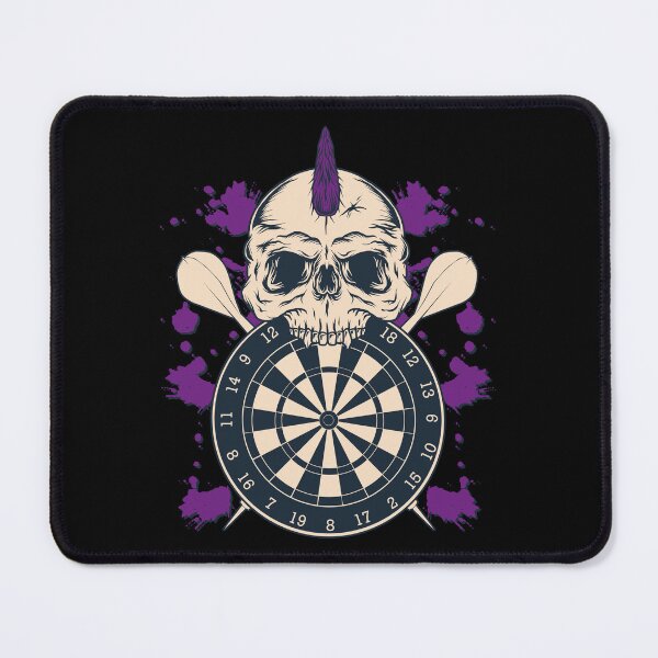 Item preview, Darts Champion Punk Skull Splatter designed and sold by OmmeDesigns.