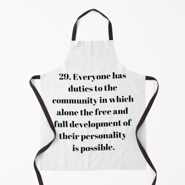 Item preview, Universal Declaration of Human Rights Article 29 designed and sold by Freihalt.