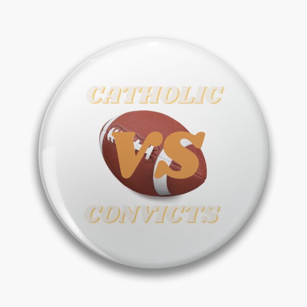 Item preview, Catholics vs Convicts Football designed and sold by Potobuk.