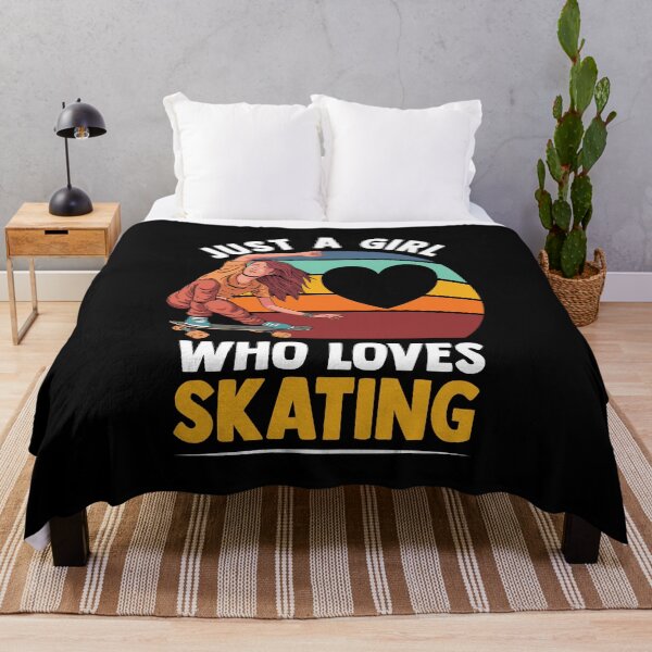 Item preview, Just A Girl Who Loves Skating Lover Funny Skateboarding Love designed and sold by MakeGoodChoices.