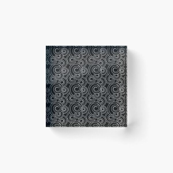 Item preview, Swirl ornament.  Curls lines seamless pattern. designed and sold by ProfiTrollka.