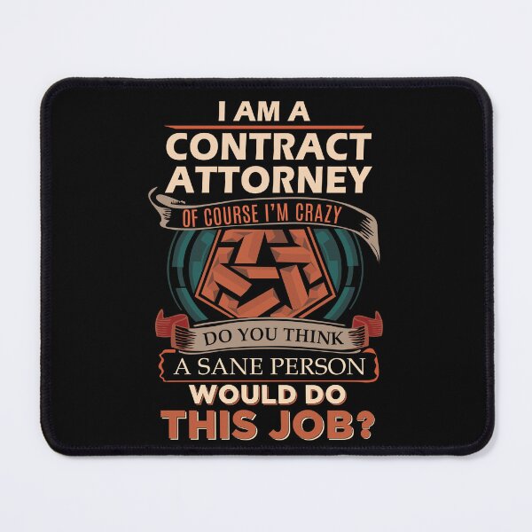 Item preview, Contract Attorney T Shirt - Sane Person Job Gift Item Tee designed and sold by vonnie38uo.