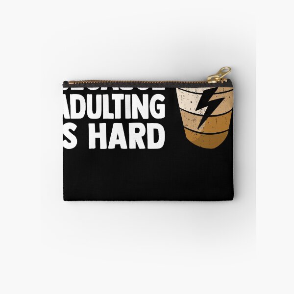 Item preview, Coffee Because Adulting Is Hard Funny Coffee Drinker Joke designed and sold by MakeGoodChoices.