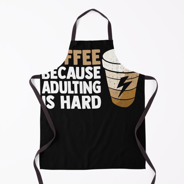 Item preview, Coffee Because Adulting Is Hard Funny Coffee Drinker Joke designed and sold by MakeGoodChoices.