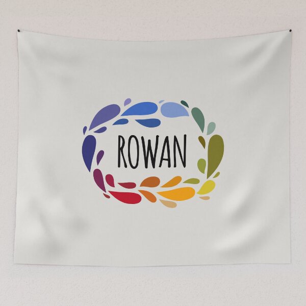 Item preview, Rowan Name Cute Colorful Gift Named Rowan designed and sold by kindxinn.
