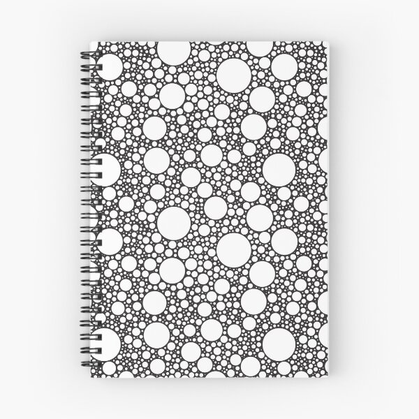 Item preview, White Bubbles in Black Background Pattern designed and sold by Luciana Noro.