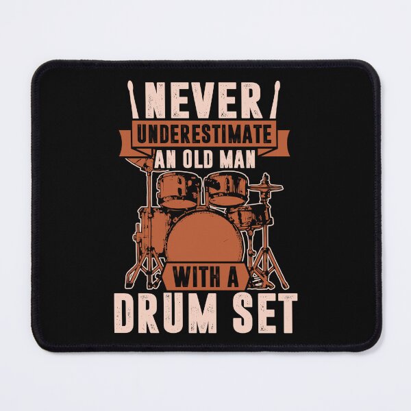 Item preview, An Old Man With A Drum Set designed and sold by tranhungtdu.