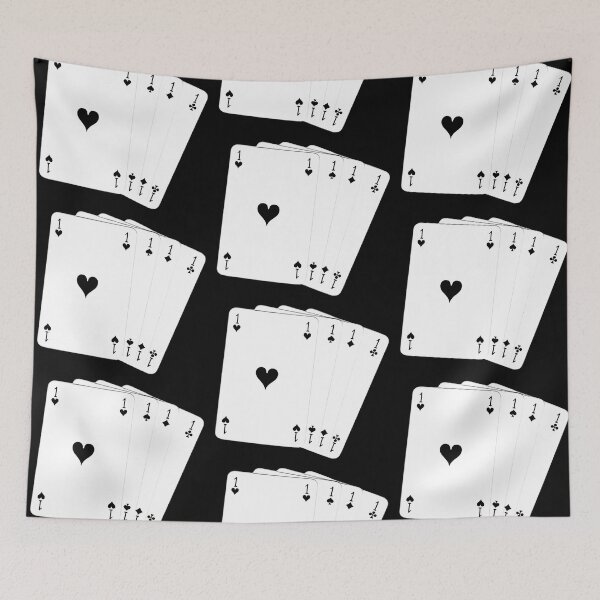 Item preview, Four aces monochrome in black and white designed and sold by Grégory DUBUS.