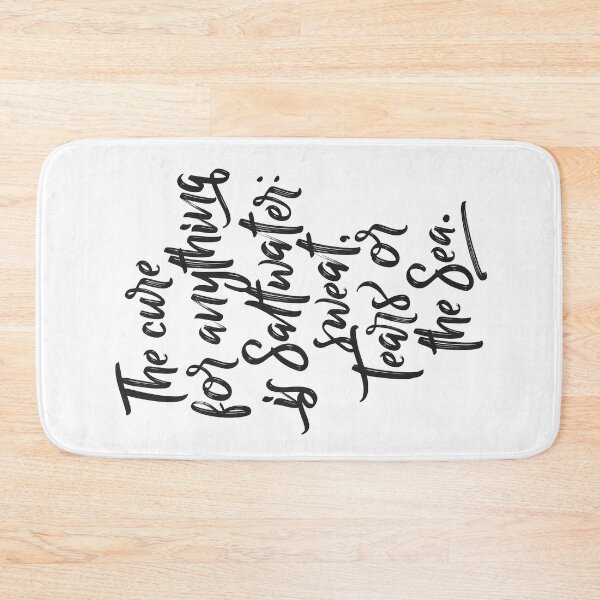Item preview, The Salwater Cure | Motivational Quotes | Ocean Love designed and sold by NORDIKART.