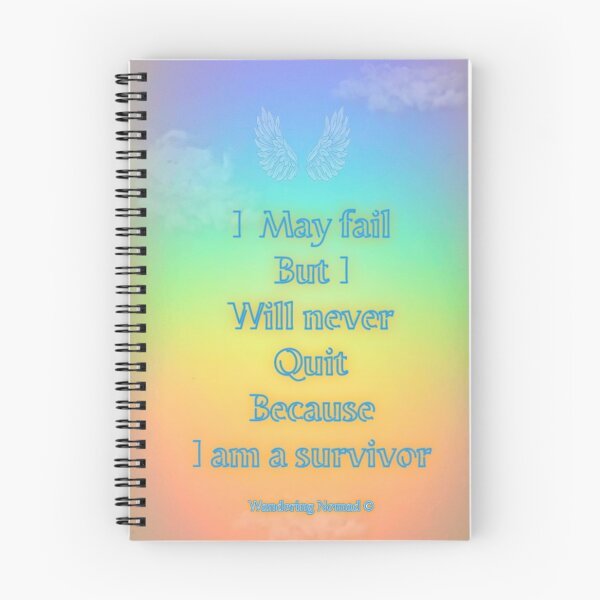 Item preview, I may fail but but I will never quit because I am a warrior  designed and sold by wanderingNomad.