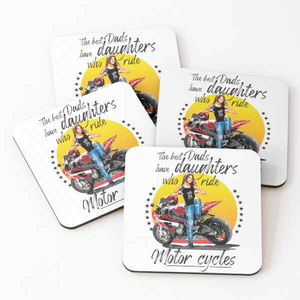 Item preview, The best dads have daughters who ride motor cycles designed and sold by Concept-Hub.
