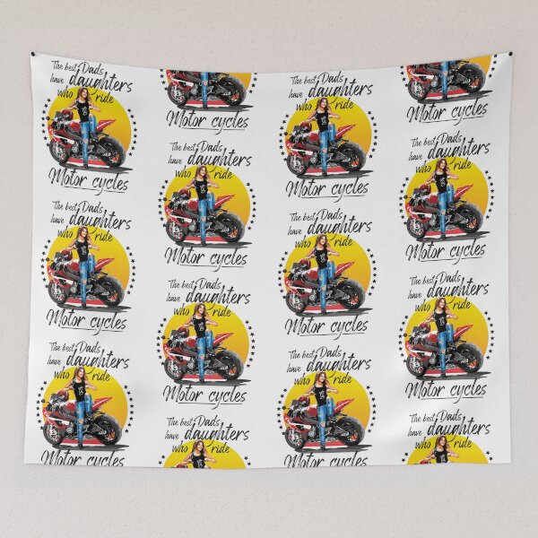 Item preview, The best dads have daughters who ride motor cycles designed and sold by Concept-Hub.
