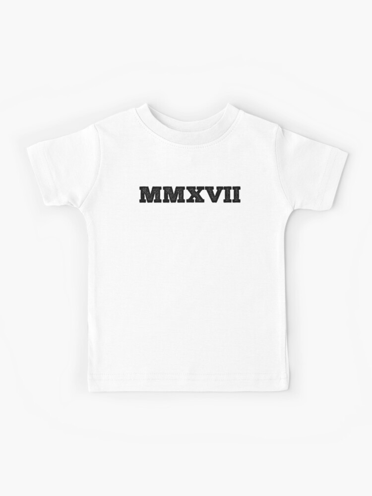 Roman numerals hotsell t shirt