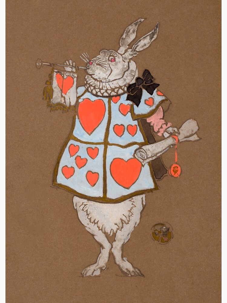  Follow The White Rabbit Poster For Sale By Lord Sordauq Redbubble